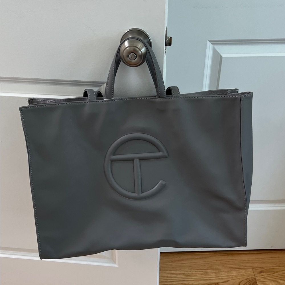 Large gray Telfar NWT.